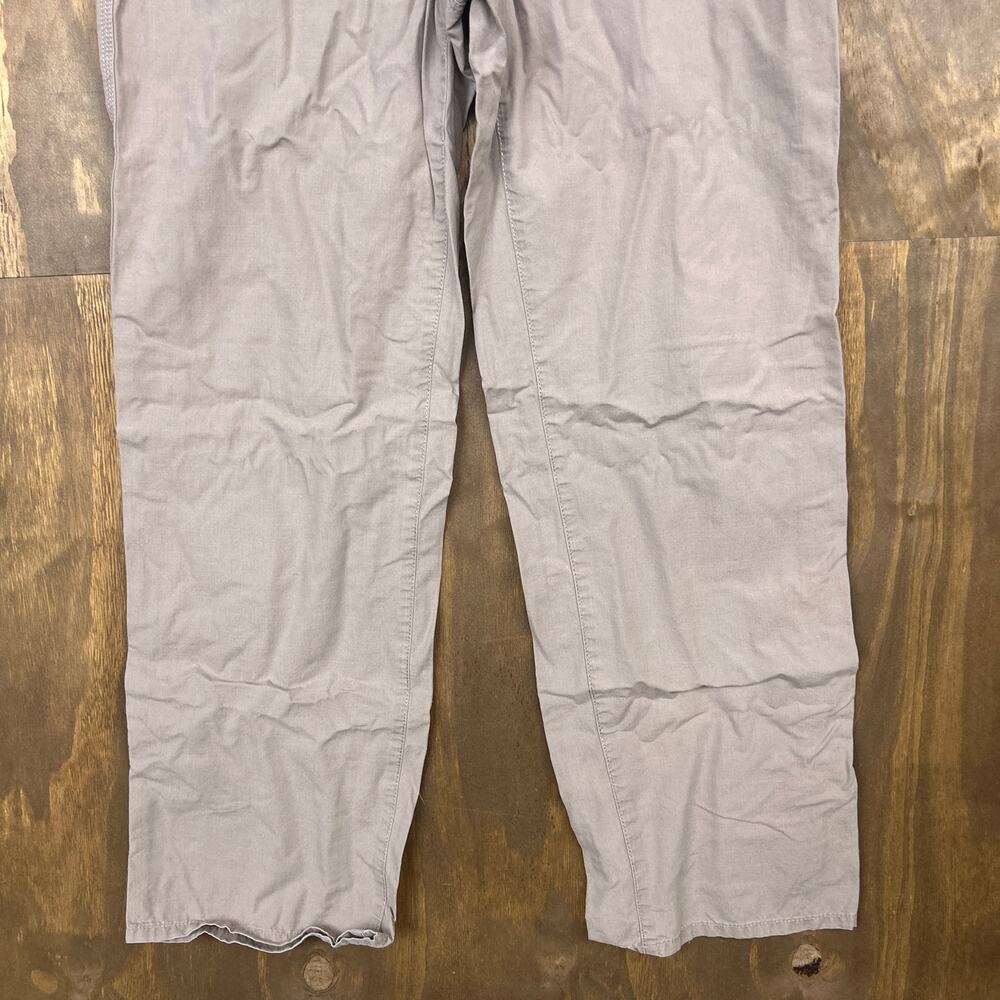 Talbots Womens Pants Brown Mid Rise Convertible Boyfriend 100% Cotton 12 - Picture 3 of 13